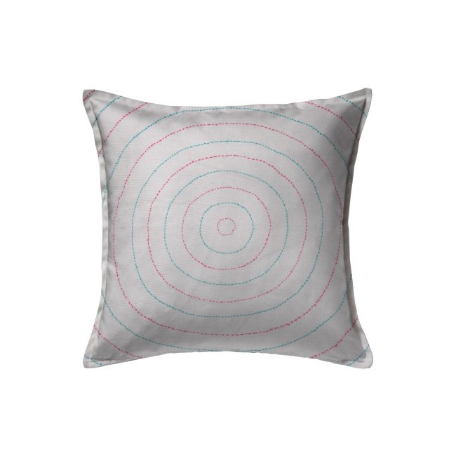 Handcrafted Cotton Grey Cushion Cover