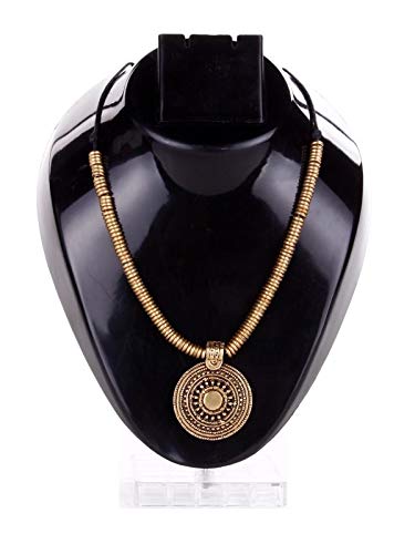 Tribes India Brass Pendant Necklace for Women