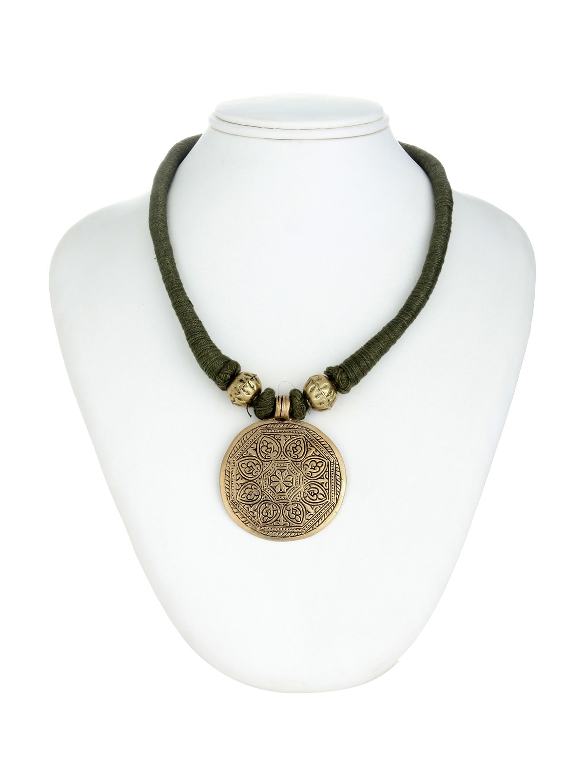 Woman Green Necklace