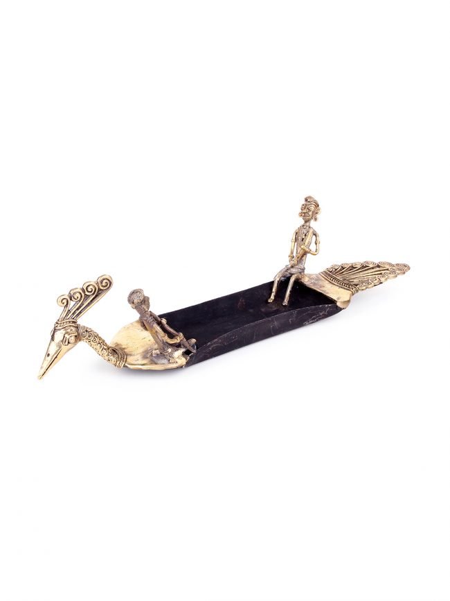 Boat Iron & Brass Handcrafted In Dokra
