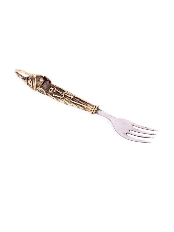 Dhokra Handle Fork (19 cm)