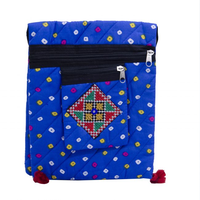 Handcrafted Cotton Multicolor Small Size Purse