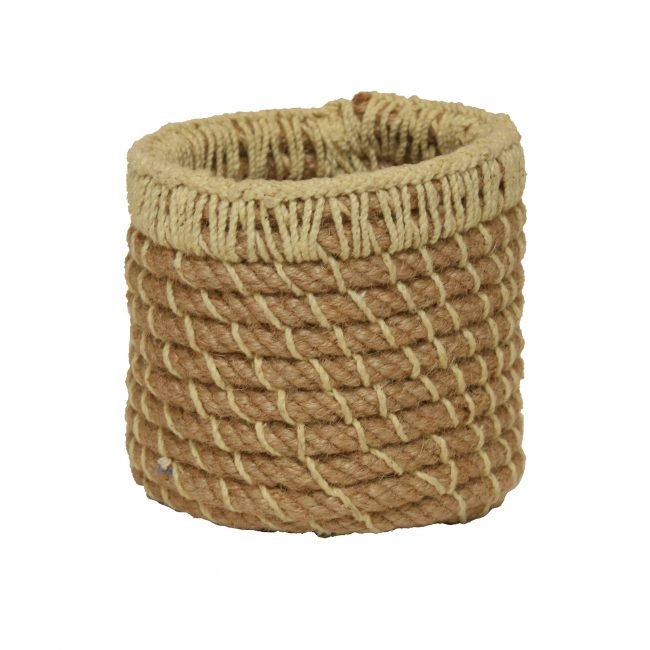 Handcrafted Jute & Cotton Pen Stand