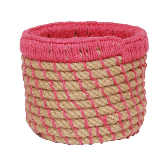 Handcrafted Jute & Cotton Pen Stand