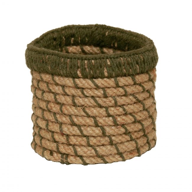 Handcrafted Jute & Cotton Pen Stand