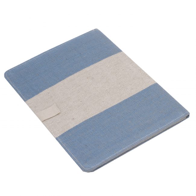 Handcrafted Grey & Peach Jute File Folder