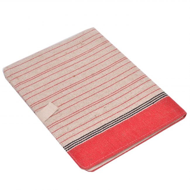 Handcrafted Peach Jute File Folder