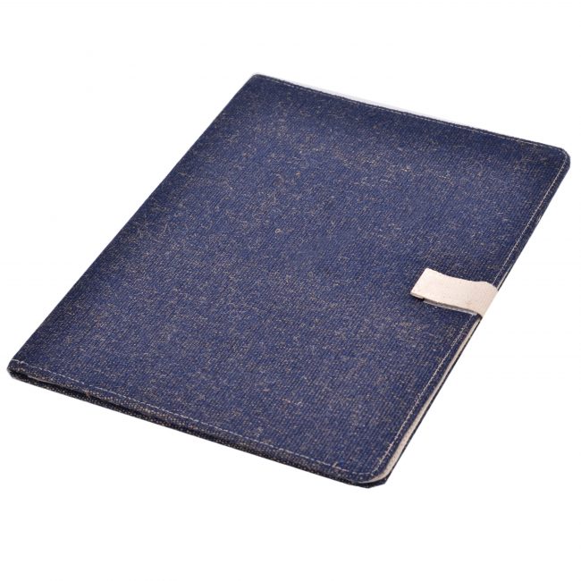 Handcrafted Blue Jute File Folder