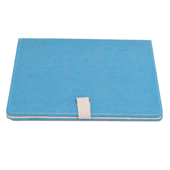 Handcrafted Sky Blue Jute File Folder