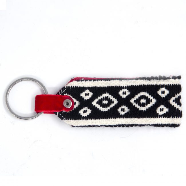 Hand Embroidered Key Chain by Toda Tribe