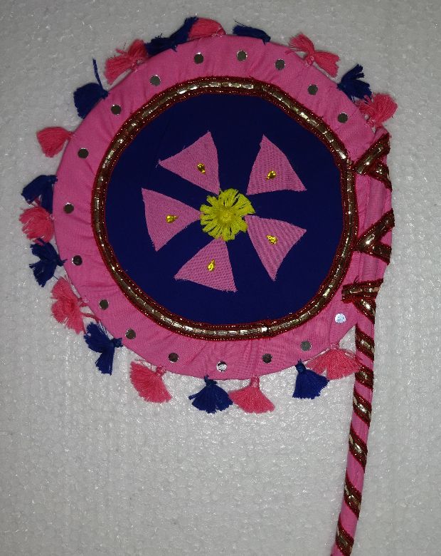 Hand Fan Mirror & Tassle