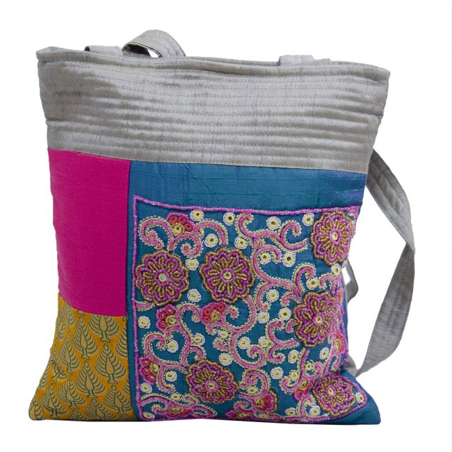 Handwoven Cotton Multicolor Medium Size Juhi Bag