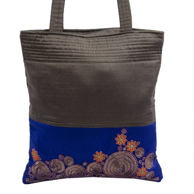 Cotton Handwoven Brown Long Bag