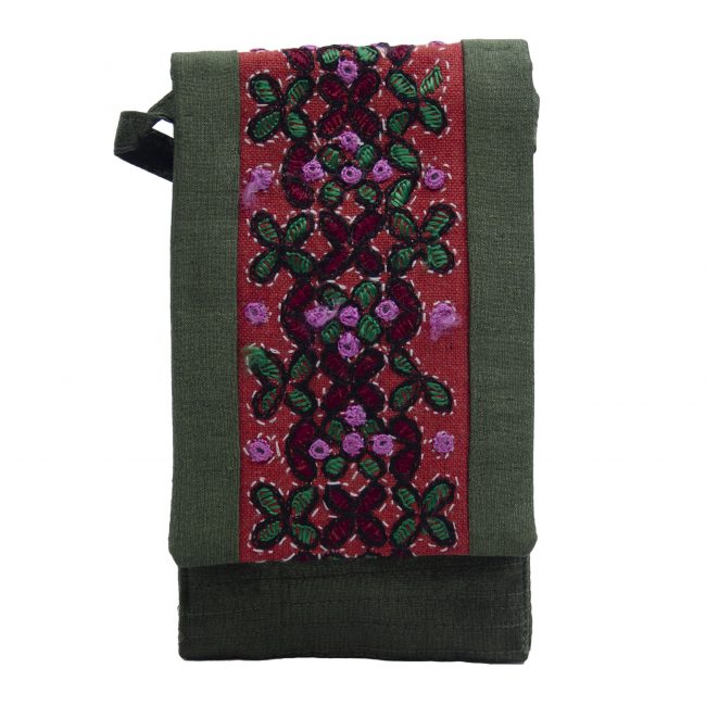 Handcrafted Cotton Multicolor Small Size Purse