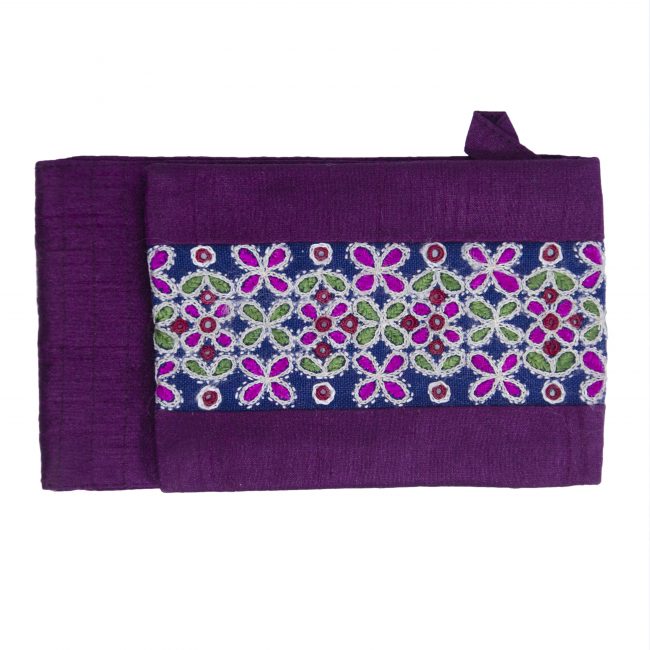 Handcrafted Cotton Multicolor Small Size Purse