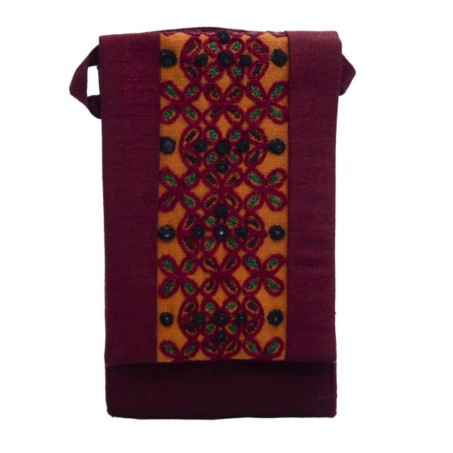 Handcrafted Cotton Multicolor Small Size Purse