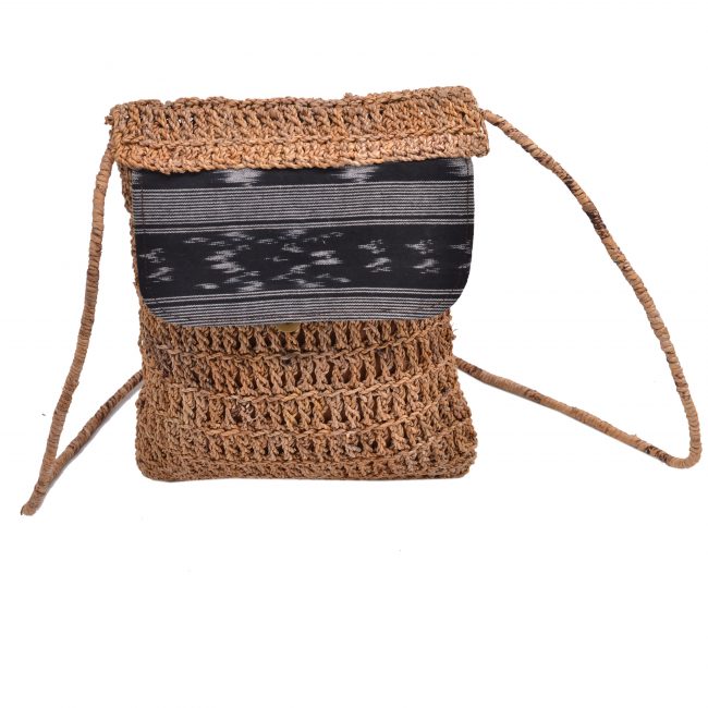 Blue Banana Fiber Handmade Sling Bag