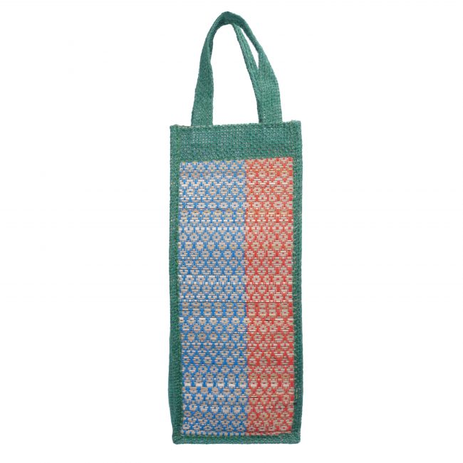 Handwoven Cotton Multicolor Medium Size Bottle Bag