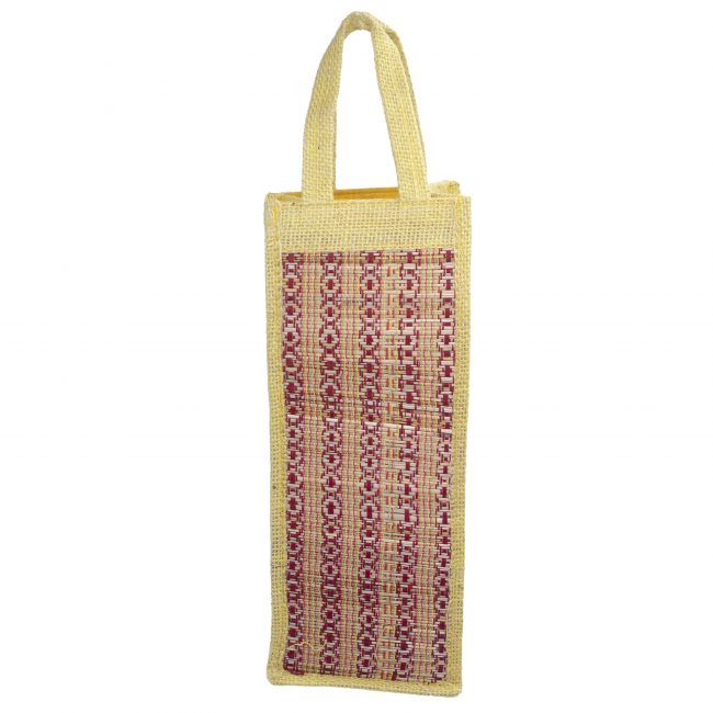 Handwoven Cotton Multicolor Medium Size Bottle Bag