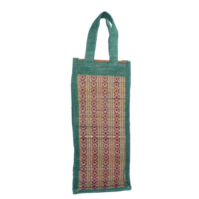 Handwoven Cotton Multicolor Medium Size Bottle Bag