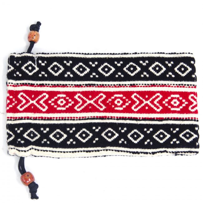Hand Embroidered Multicolor Mobile Pouch by Toda Tribe