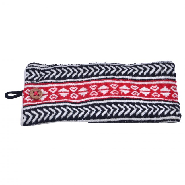 Hand Embroidered Cotton Multicolor Spectacle Case