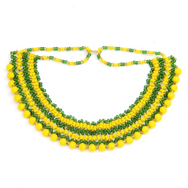 Hand Simple Weaved Karbi Necklace