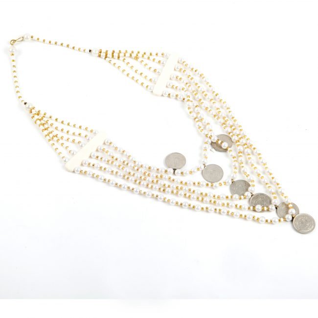 Hand Crafted Crown Design Karbi Necklace