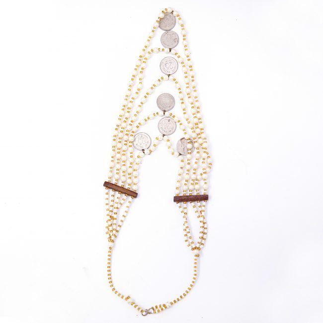 Hand Crafted Crown Design Karbi Necklace
