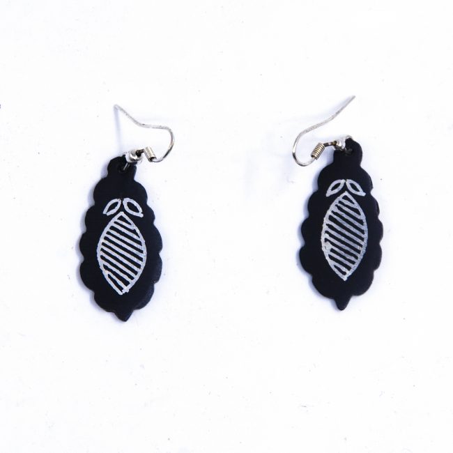 Bidri work Tarkashi Earring