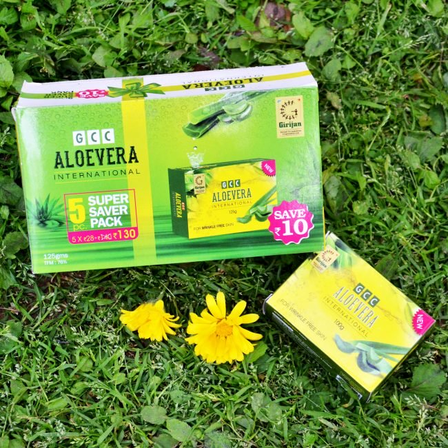 Aloevera Bathing Soap Saver Pack of 5 pcs