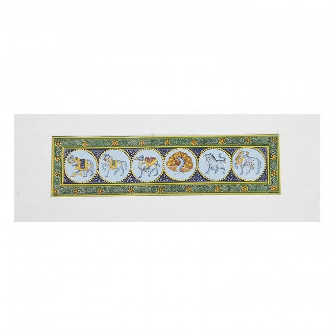 Tribal Handmade Rajasthani  6 Figure Painting