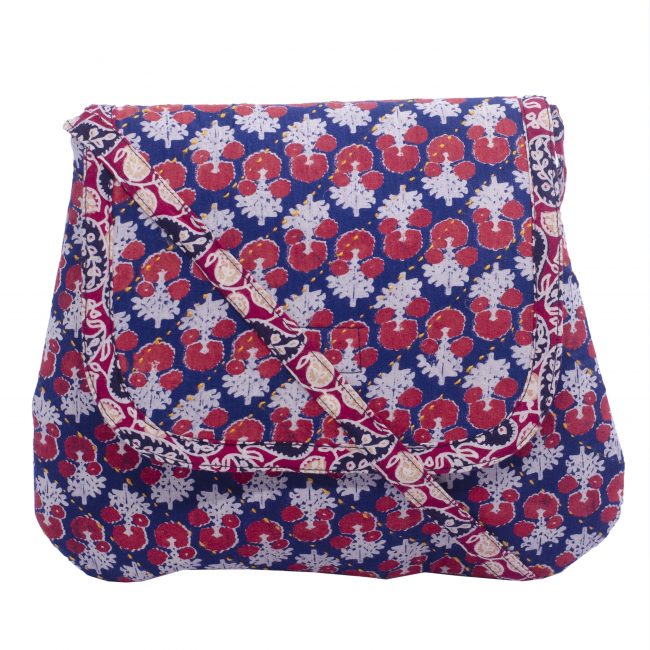 Handmade Cotton Medium Size Multicolor Sling Bag