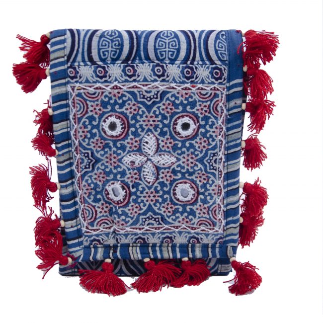 Handcrafted Cotton Multicolor Small Purse
