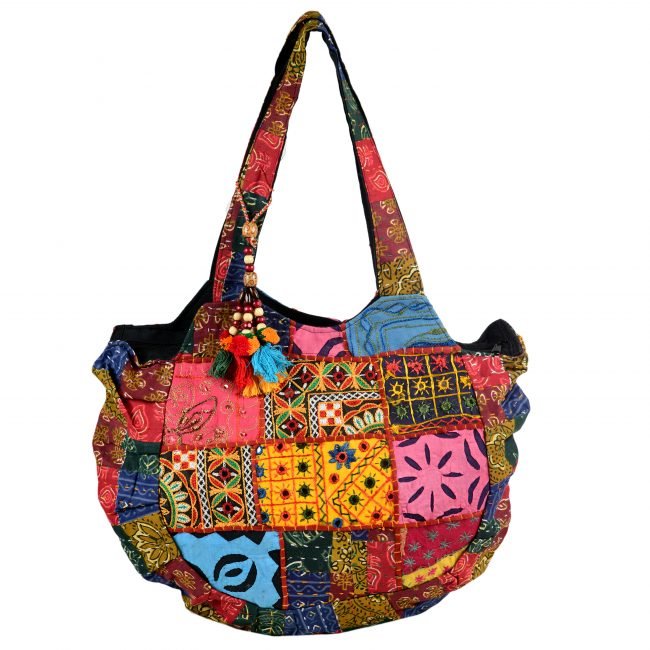 Cotton Red & Yellow Banjara Shoulder Bag