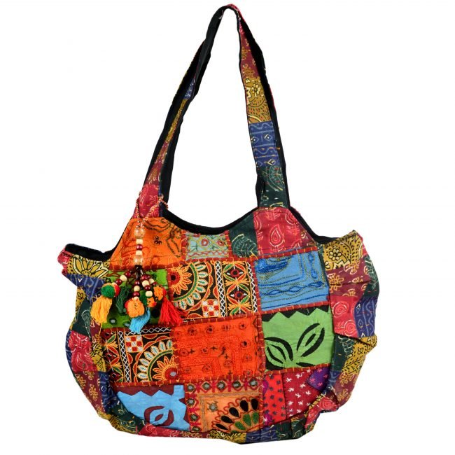 Cotton Red & Yellow Banjara Shoulder Bag