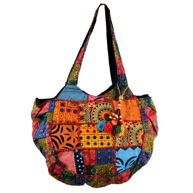 Cotton Orange & yellow Banjara Shoulder Bag