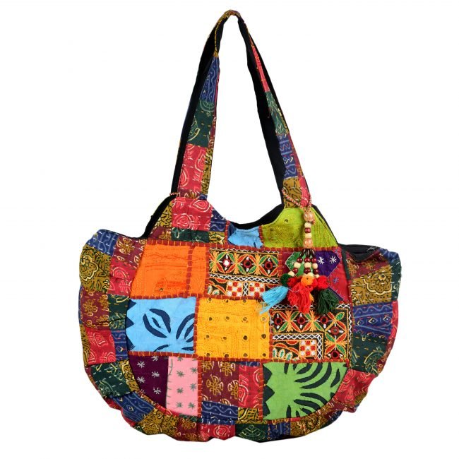 Cotton Red & Yellow Banjara Shoulder Bag