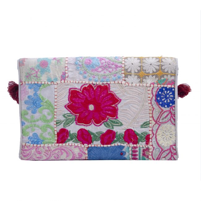 Handmade Cotton Multicolor Large Bag