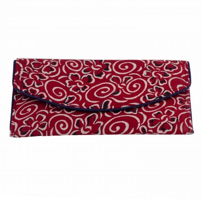 Handcrafted Cotton Kanta Work Cluch