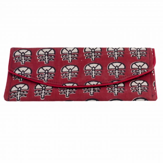 Handcrafted Cotton Kanta Work Cluch