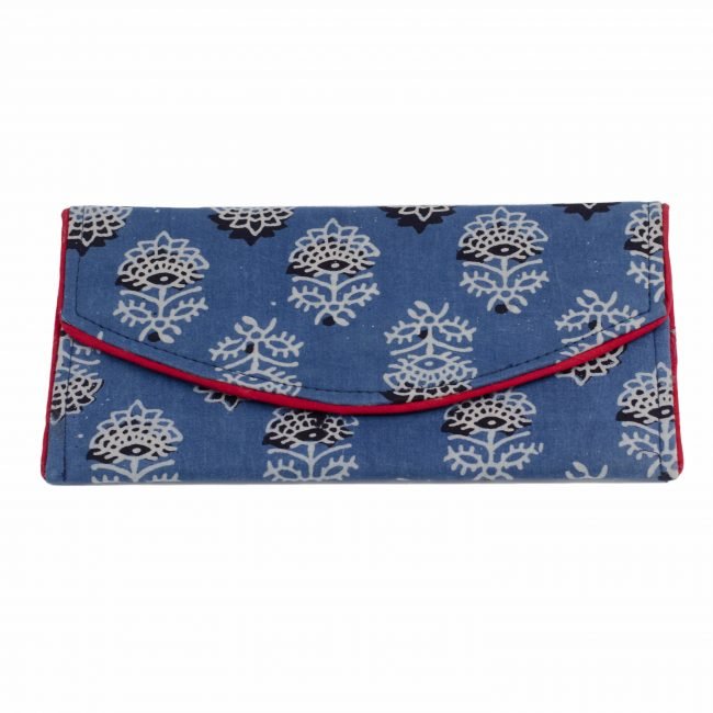 Handcrafted Cotton Kanta Work Cluch