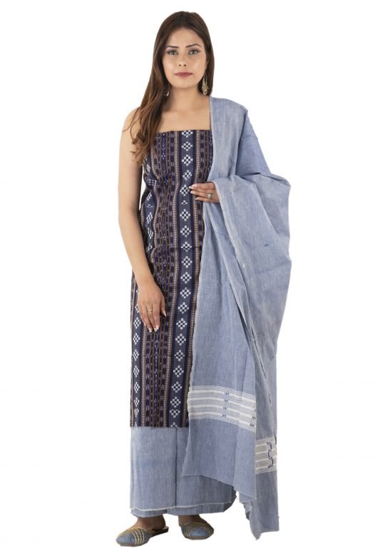 Cotton Samablpuri Sapta Dress Set