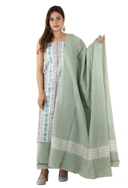 Cotton Samablpuri Sapta Dress Set