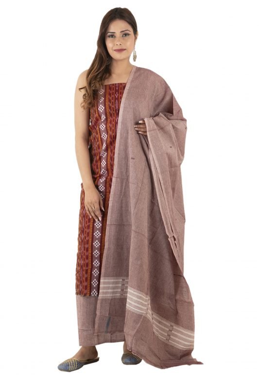 Cotton Samablpuri Sapta Dress Set