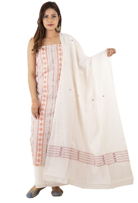 Cotton Samablpuri Sapta Dress Set