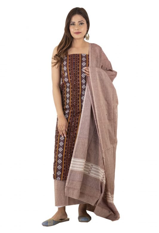 Cotton Samablpuri Sapta Dress Set