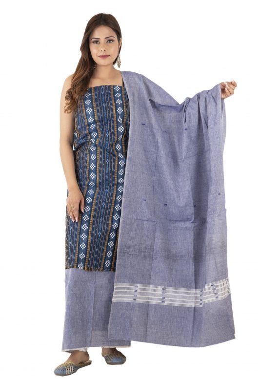 Cotton Samablpuri Sapta Dress Set