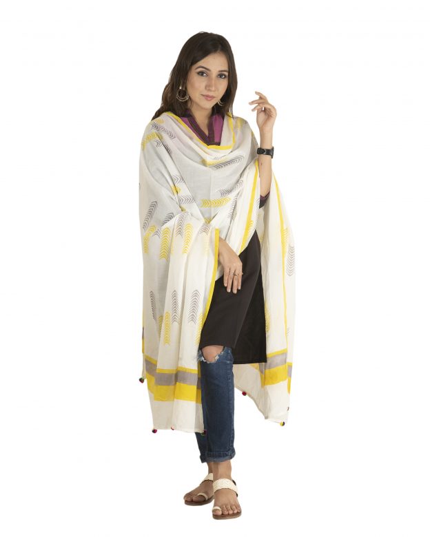 Cotton Multicolor Stole