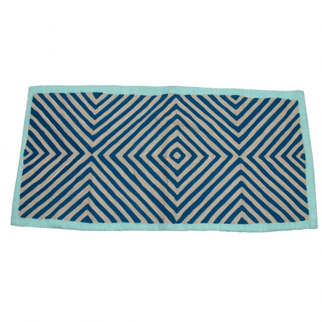 Handcrafted Cotton & Jute Braided Multicolor Rug
